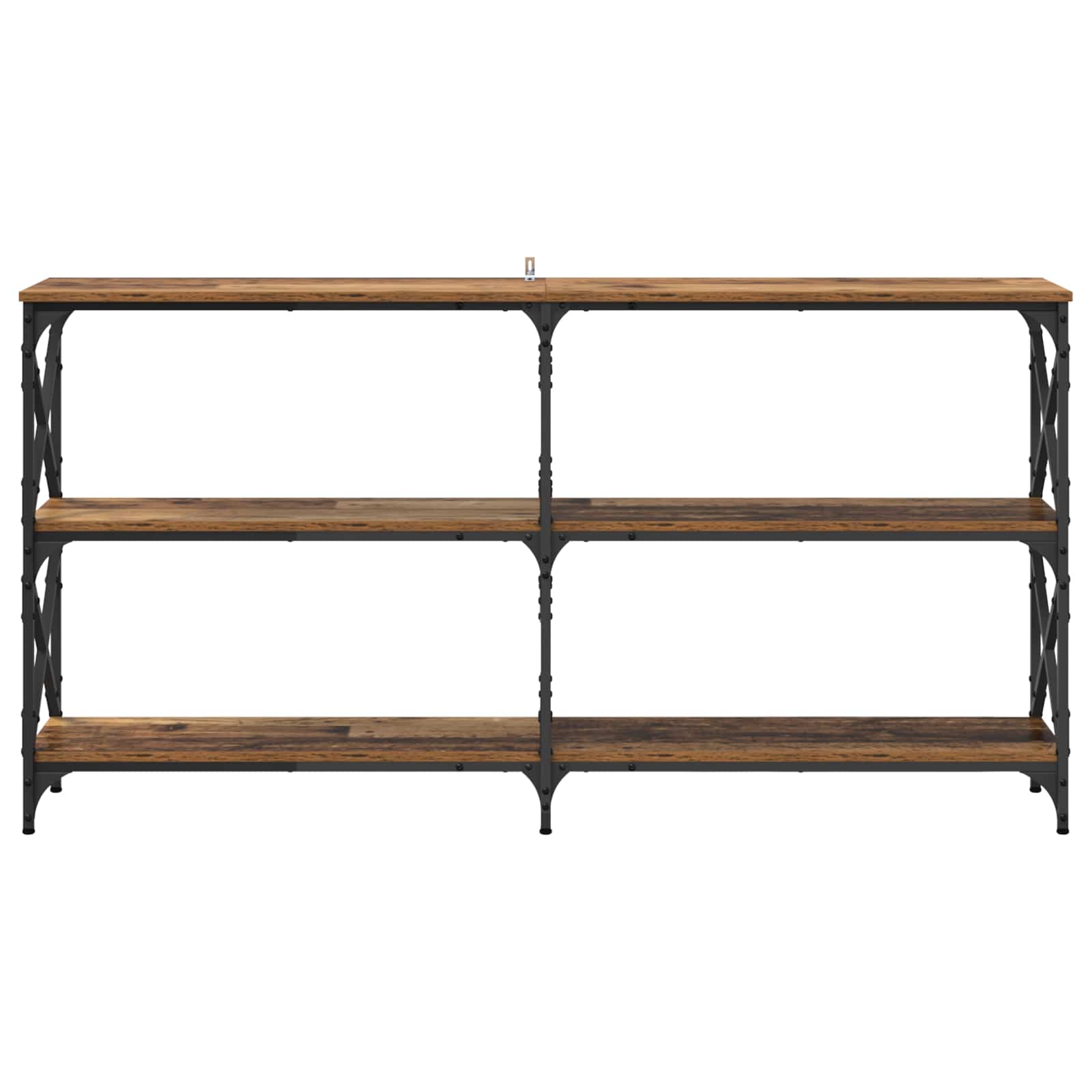 vidaXL Console Table Old Wood 156 x 28 x 80.5 cm Engineered Wood 5