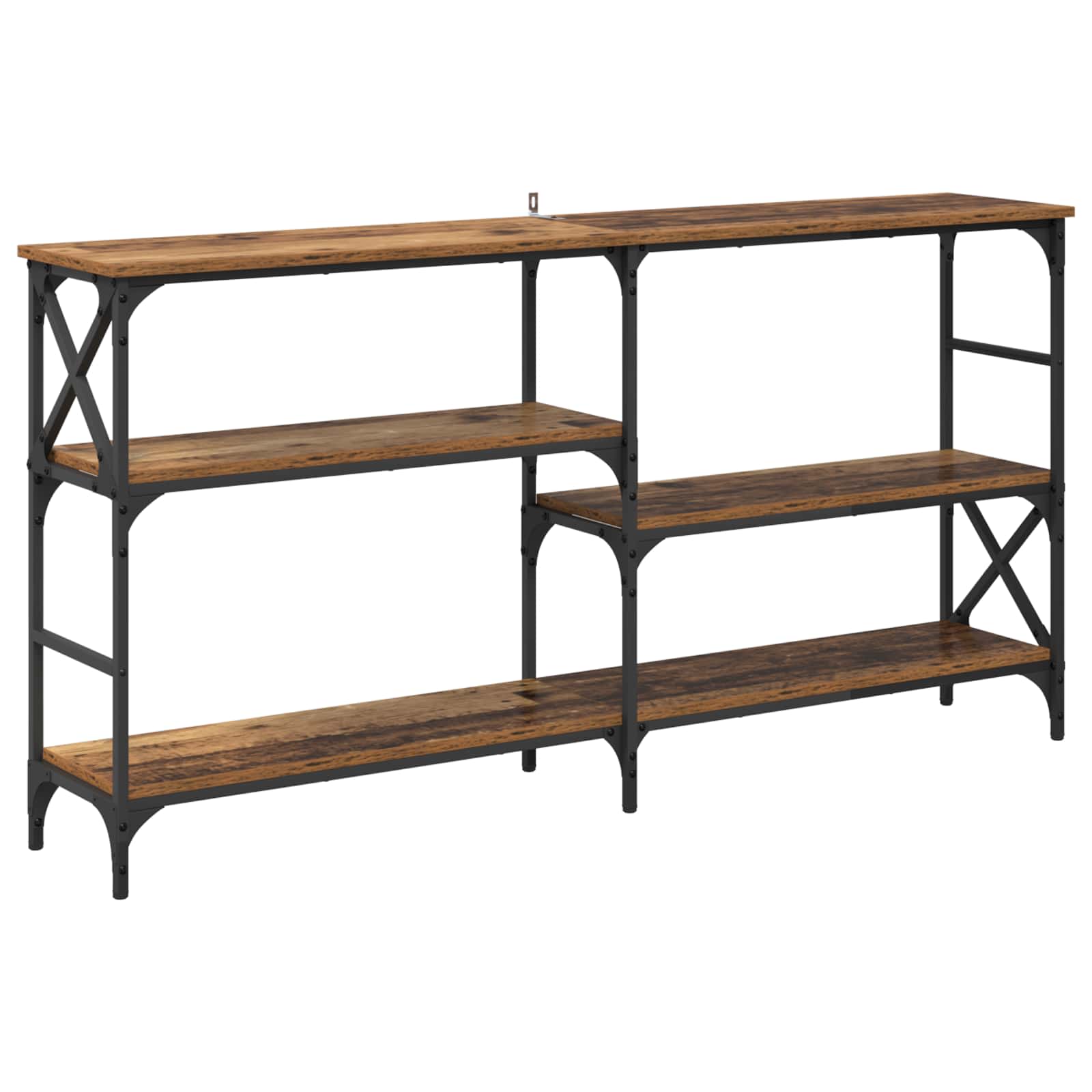 vidaXL Console Table Old Wood 150 x 29 x 76.5 cm Engineered Wood 2