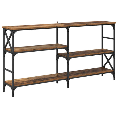 vidaXL Console Table Old Wood 150 x 29 x 76.5 cm Engineered Wood 2