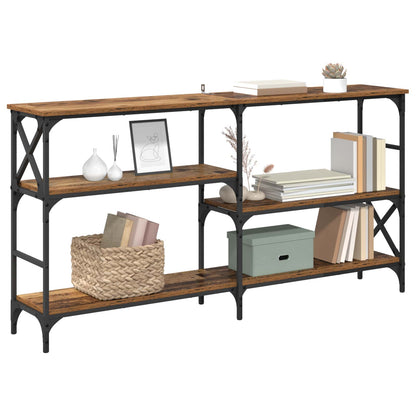 vidaXL Console Table Old Wood 150 x 29 x 76.5 cm Engineered Wood 3