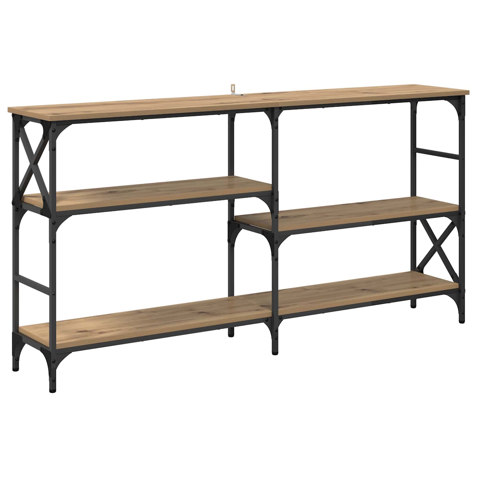 vidaXL Console Table Artisan Oak 150 x 29 x 76.5 cm Engineered Wood 2