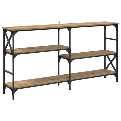 vidaXL Console Table Artisan Oak 150 x 29 x 76.5 cm Engineered Wood 2