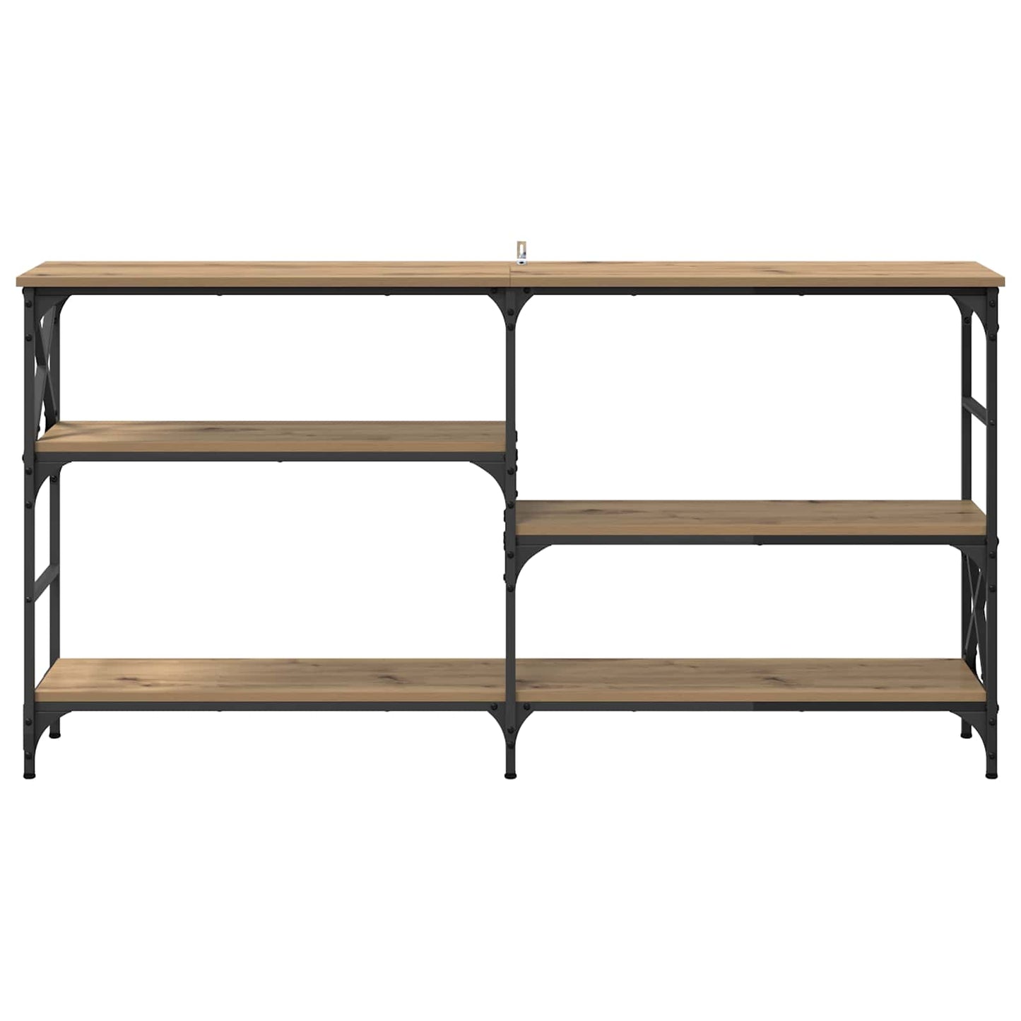 vidaXL Console Table Artisan Oak 150 x 29 x 76.5 cm Engineered Wood 5