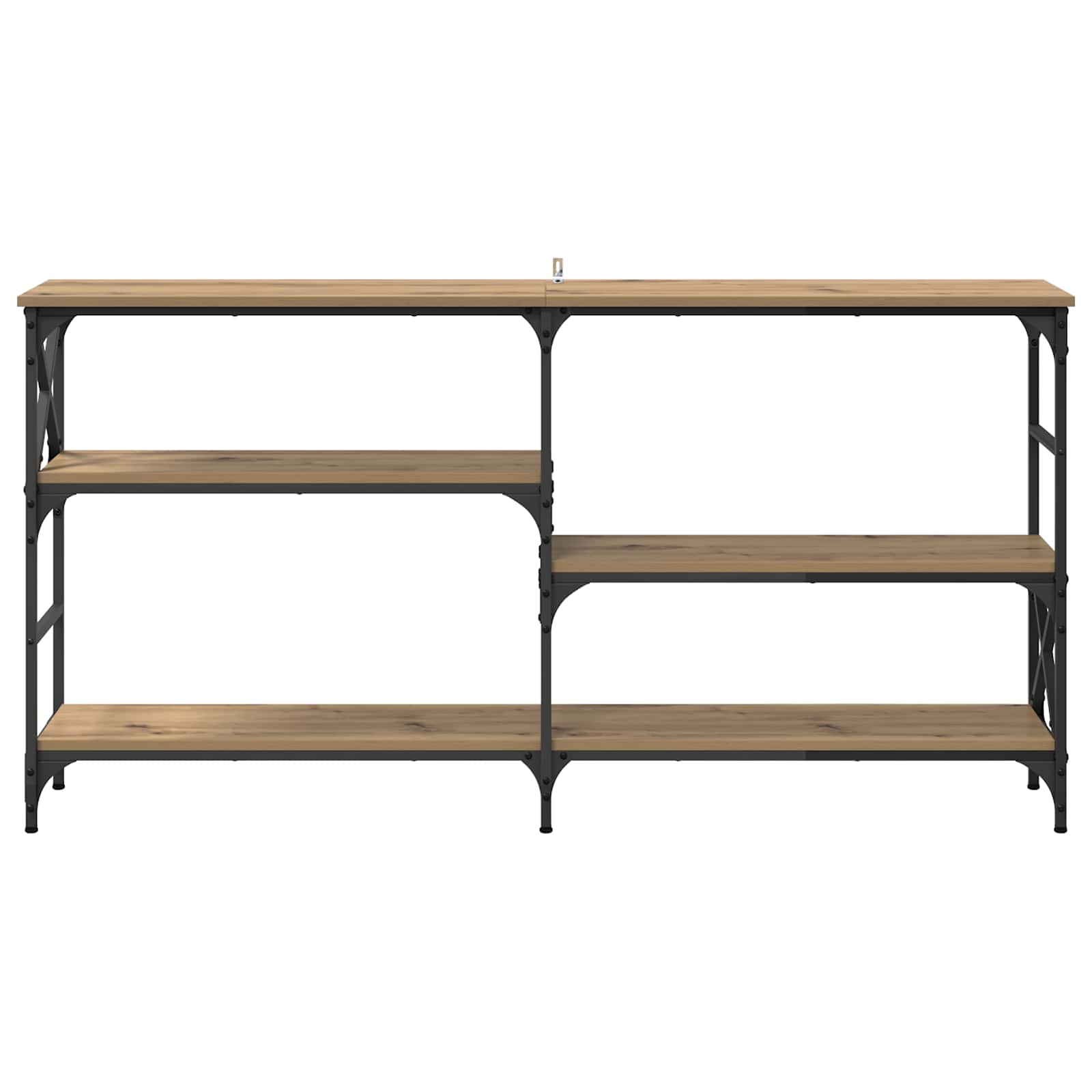 vidaXL Console Table Artisan Oak 150 x 29 x 76.5 cm Engineered Wood 5