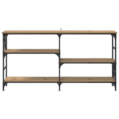 vidaXL Console Table Artisan Oak 150 x 29 x 76.5 cm Engineered Wood 5