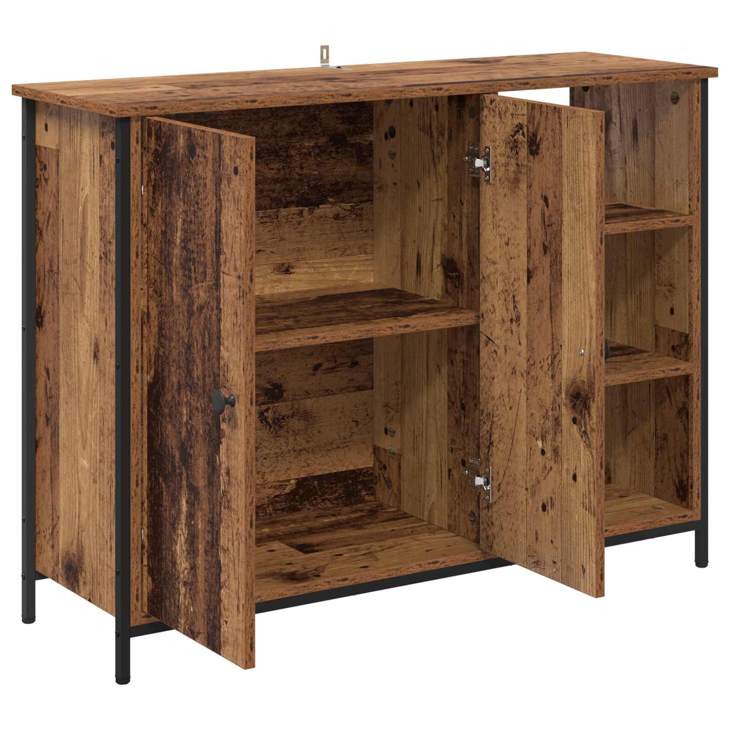vidaXL Sideboard Old Wood 100 x 33 x 75 cm Engineered Wood 5