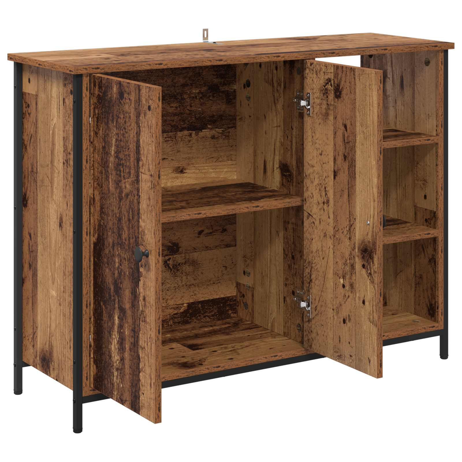 vidaXL Sideboard Old Wood 100 x 33 x 75 cm Engineered Wood 5