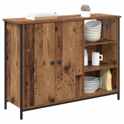 vidaXL Sideboard Old Wood 100 x 33 x 75 cm Engineered Wood 3