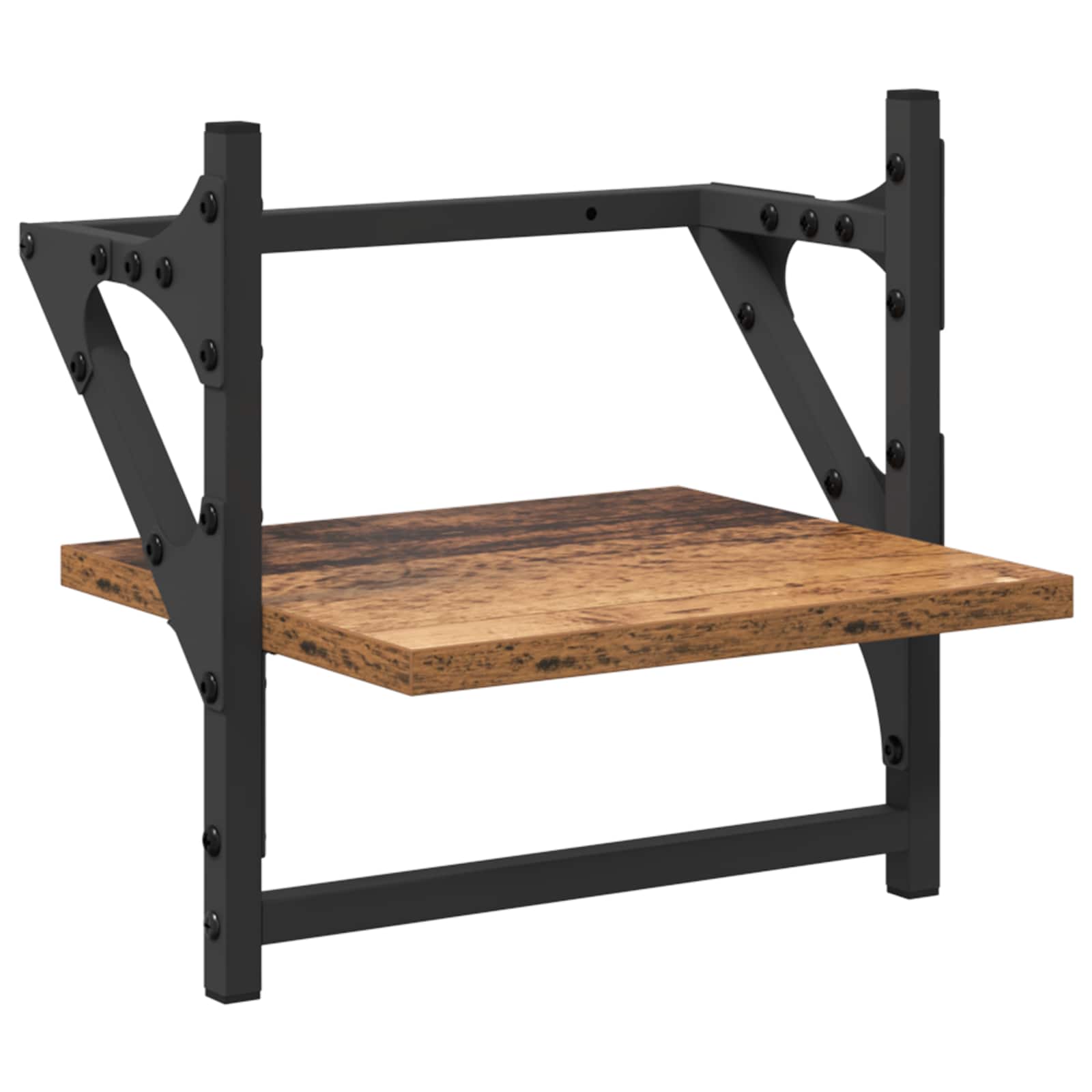 vidaXL Wall Shelf Set 6 pcs Old Wood 100 x 25 x 30 cm Engineered Wood 5