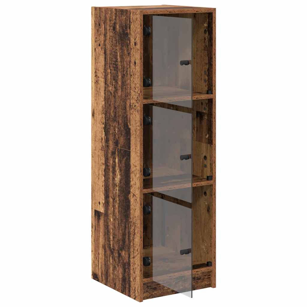 vidaXL Highboard Old Wood 35 x 37 x 109 cm Engineered Wood 5