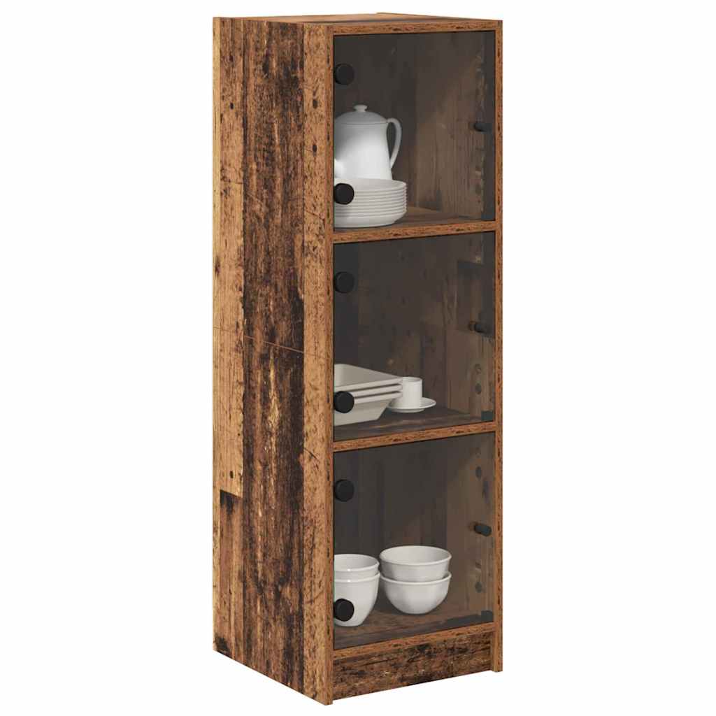 vidaXL Highboard Old Wood 35 x 37 x 109 cm Engineered Wood 3