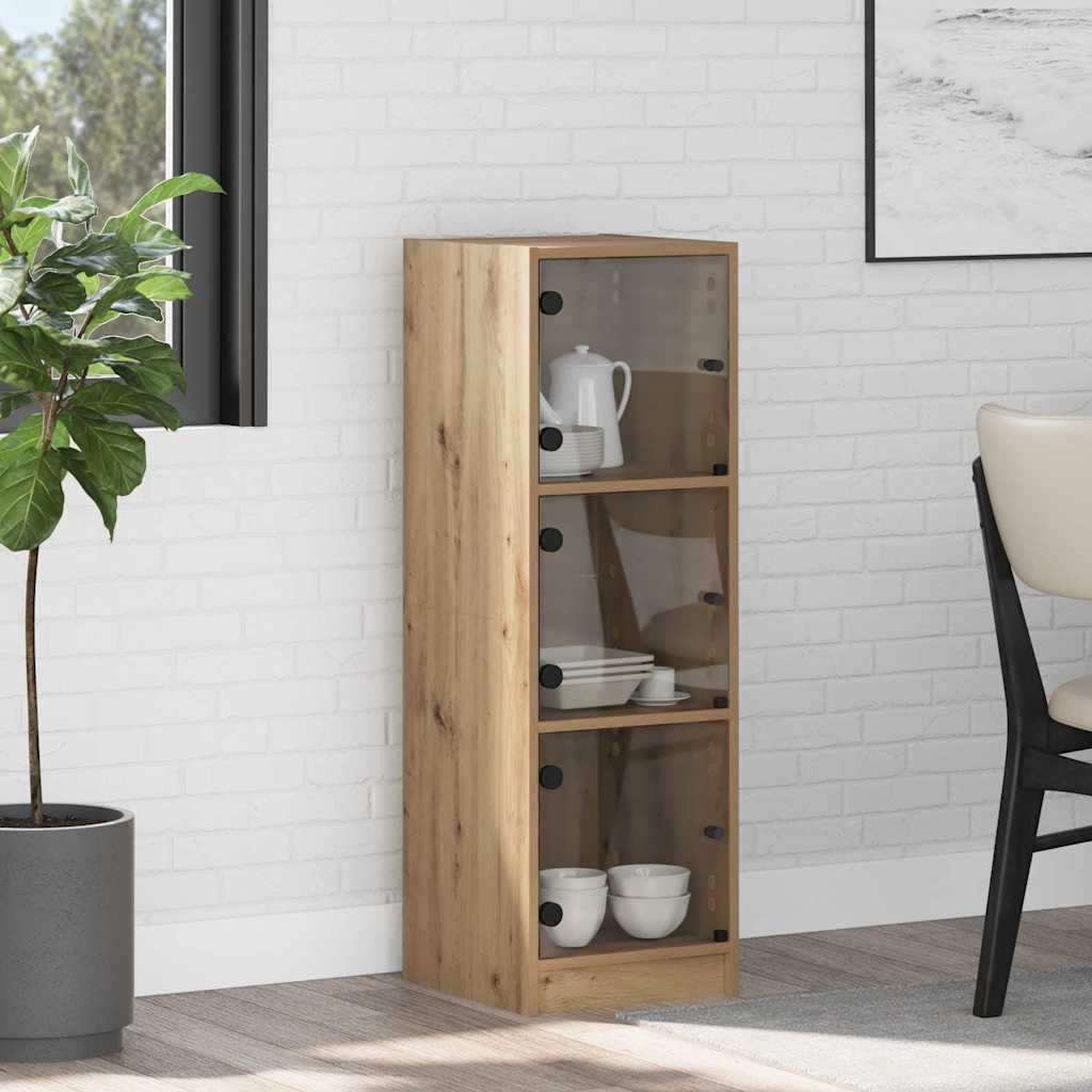 vidaXL Highboard Artisan Oak 35 x 37 x 109 cm Engineered Wood 1