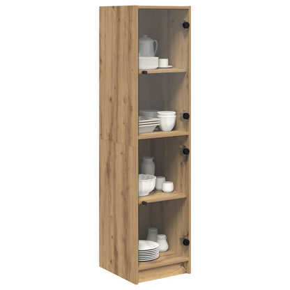 vidaXL Highboard Artisan Oak 35 x 37 x 142 cm Engineered Wood 3