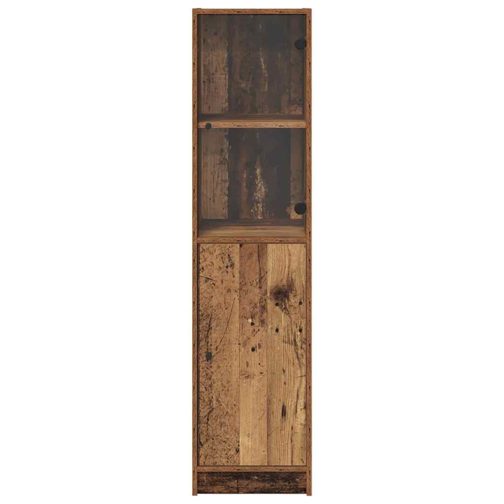 vidaXL Highboard Old Wood 35 x 37 x 142 cm Engineered Wood 6