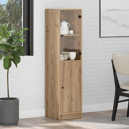 vidaXL Highboard Artisan Oak 35 x 37 x 142 cm Engineered Wood 1