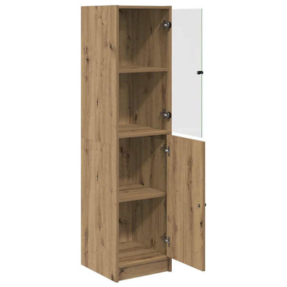 vidaXL Highboard Artisan Oak 35 x 37 x 142 cm Engineered Wood 5