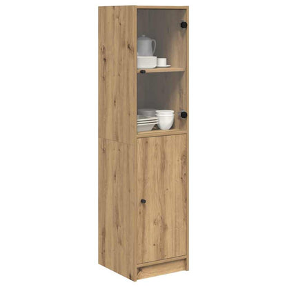vidaXL Highboard Artisan Oak 35 x 37 x 142 cm Engineered Wood 3