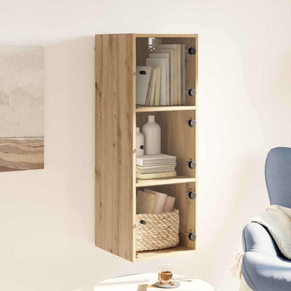 vidaXL Wall Cabinet 35 x 37 x 102 cm Engineered Wood Artisan Oak 4