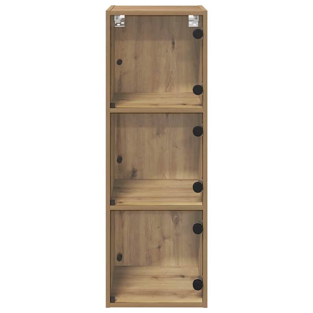 vidaXL Wall Cabinet 35 x 37 x 102 cm Engineered Wood Artisan Oak 6