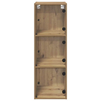 vidaXL Wall Cabinet 35 x 37 x 102 cm Engineered Wood Artisan Oak 6