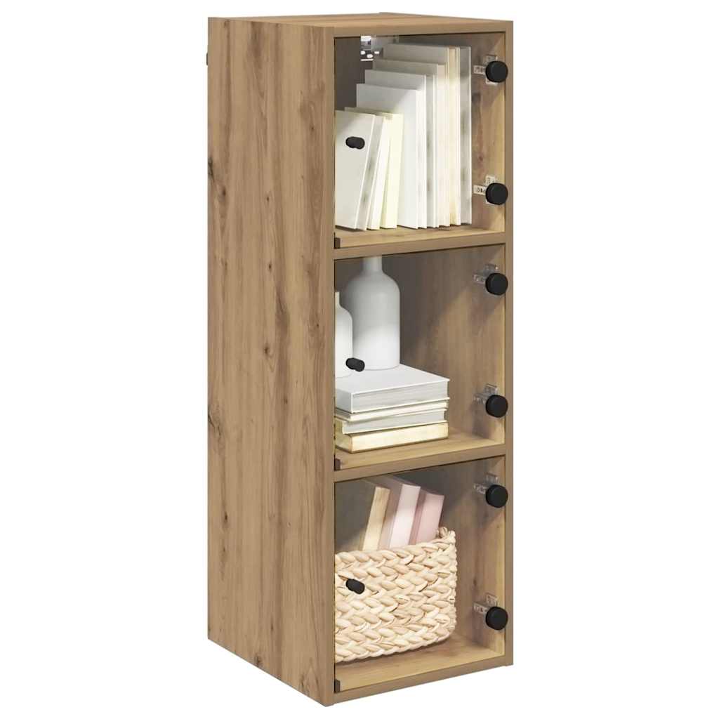 vidaXL Wall Cabinet 35 x 37 x 102 cm Engineered Wood Artisan Oak 3