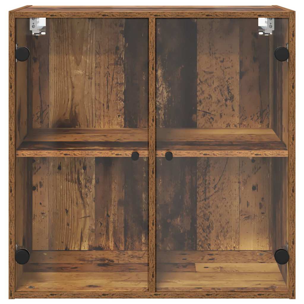 vidaXL Wall Cabinet 68 x 37 x 68.5 cm Engineered Wood Old Wood 6