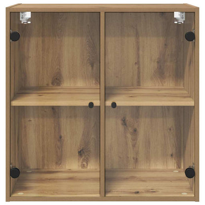 vidaXL Wall Cabinet 68 x 37 x 68.5 cm Engineered Wood Artisan Oak 6