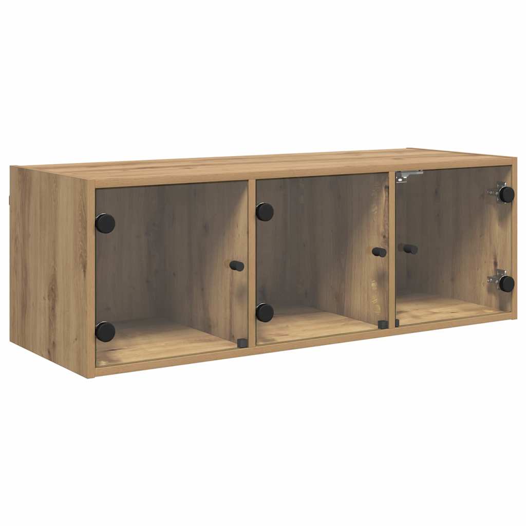 vidaXL Wall Cabinet 102 x 37 x 35 cm Engineered Wood Artisan Oak 2