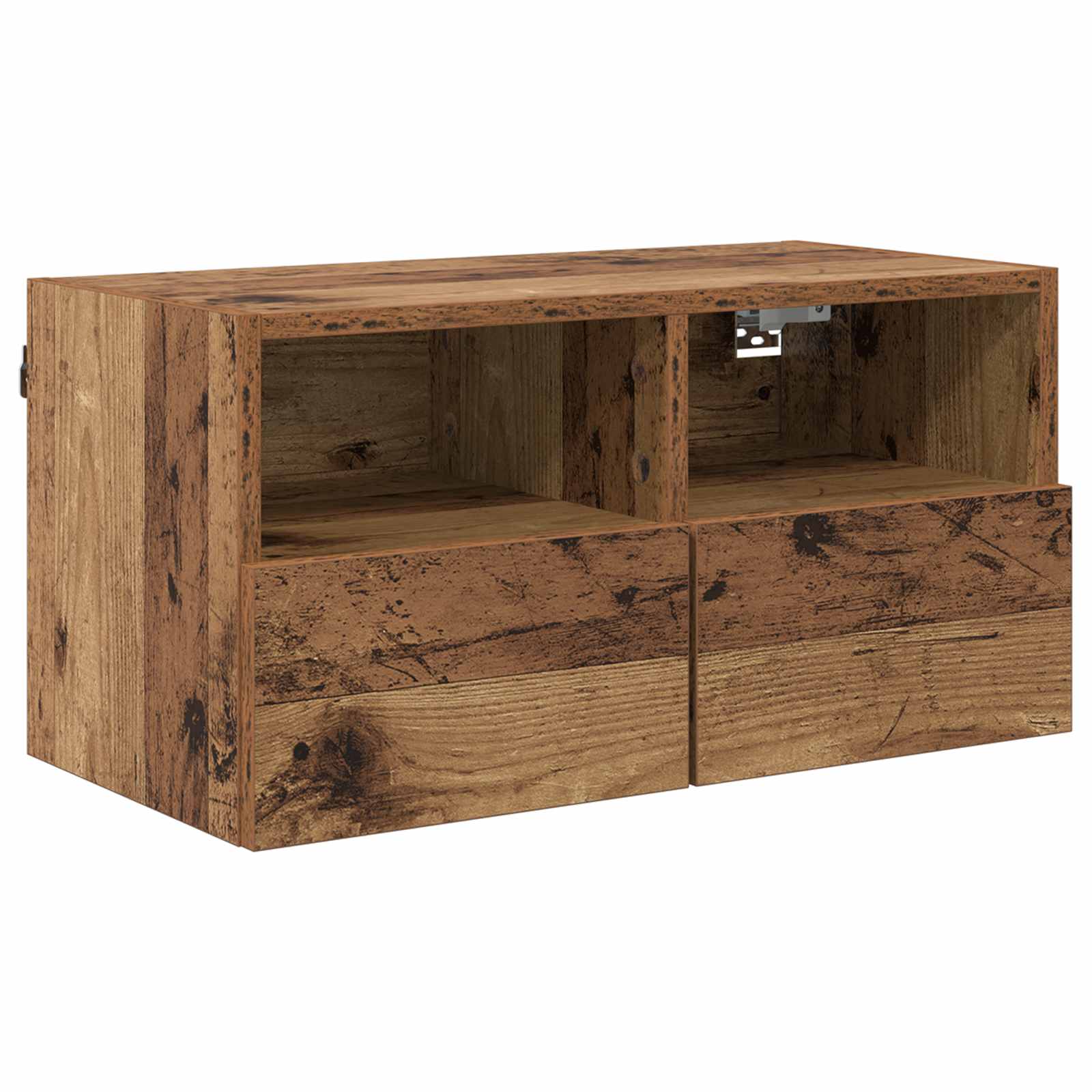 vidaXL TV Wall Cabinets 2 pcs Old Wood Engineered Wood 5