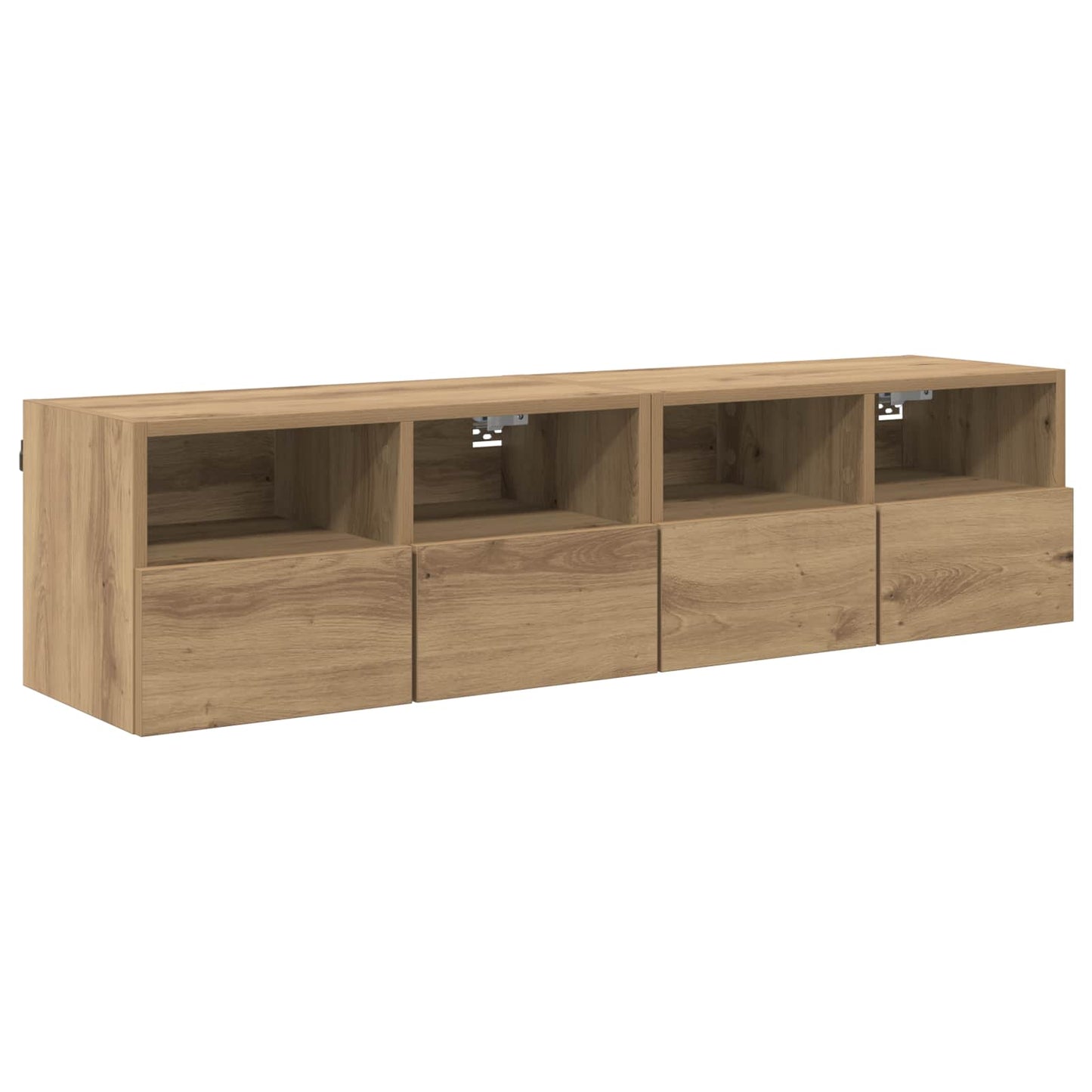 vidaXL TV Wall Cabinets 2 pcs Artisan Oak Engineered Wood 2