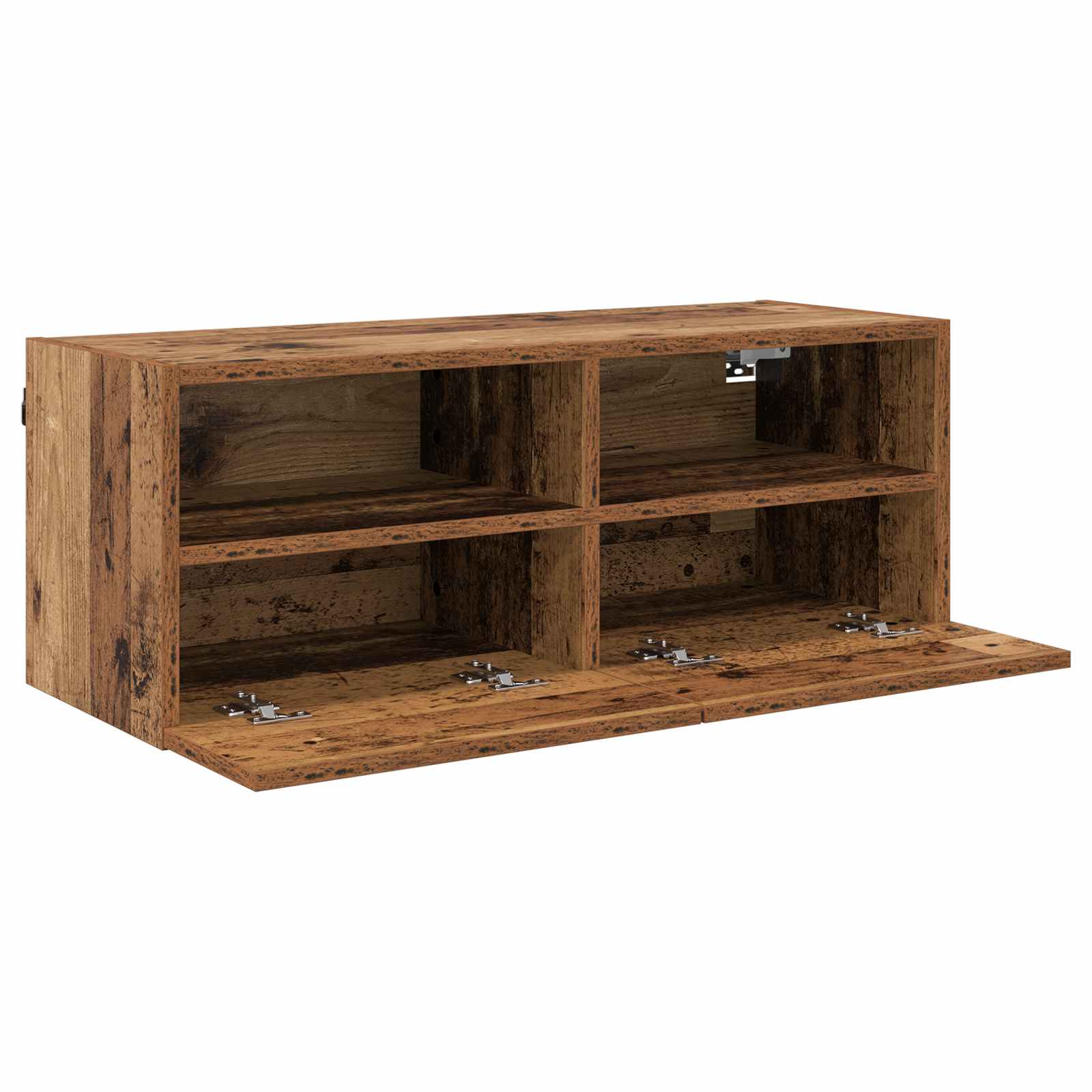 vidaXL TV Wall Cabinets 2 pcs Old Wood Engineered Wood 6