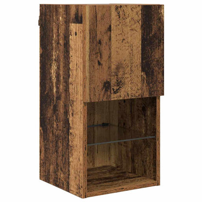 vidaXL Wall-mounted TV Cabinets 2 pcs Old Wood Engineered Wood 6