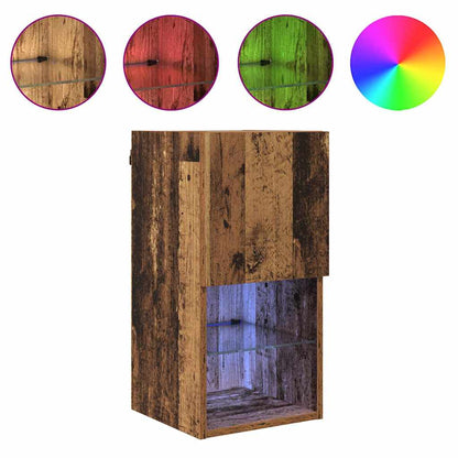 vidaXL Wall-mounted TV Cabinets 2 pcs Old Wood Engineered Wood 4