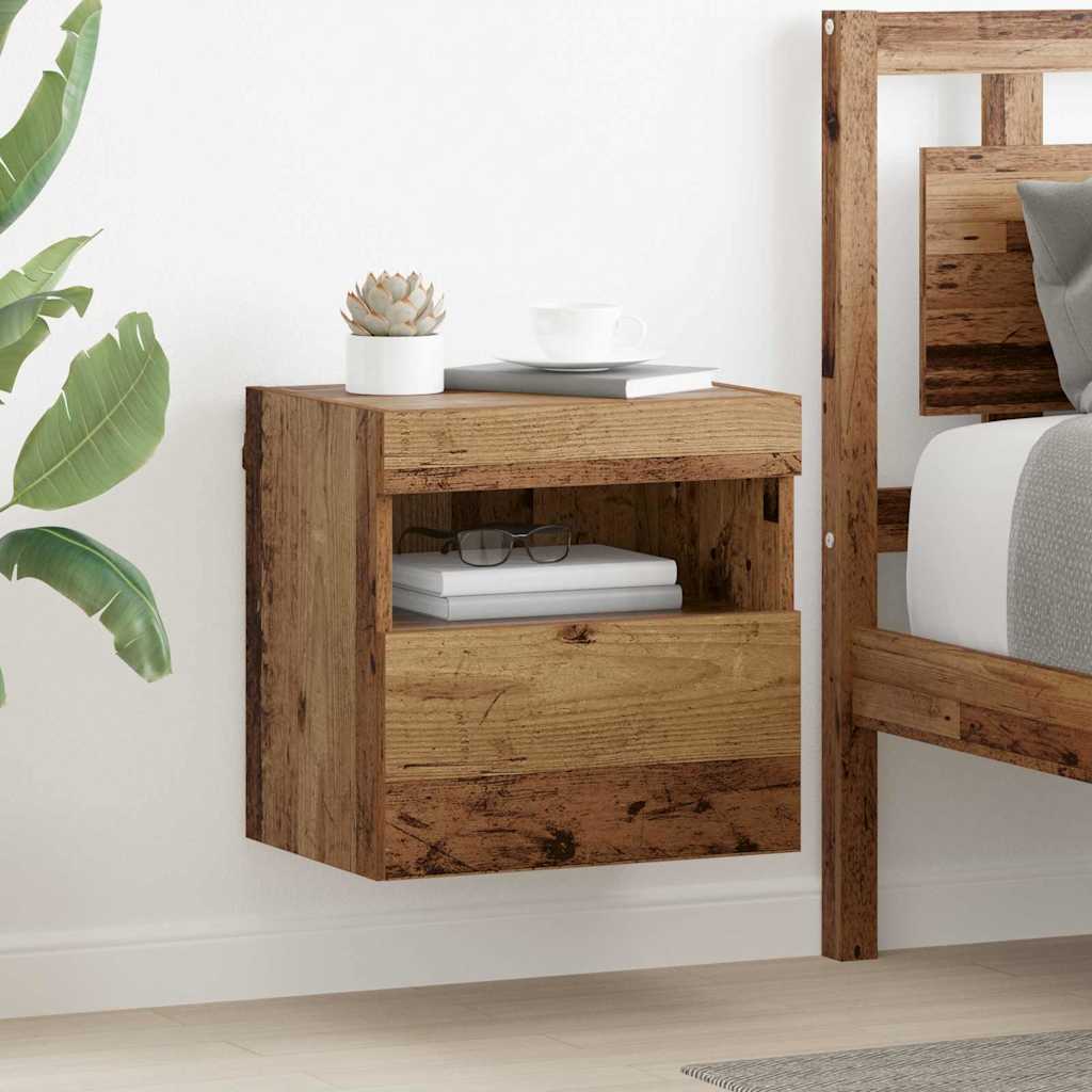 vidaXL TV Wall Cabinets 2 pcs Old Wood Engineered Wood 1