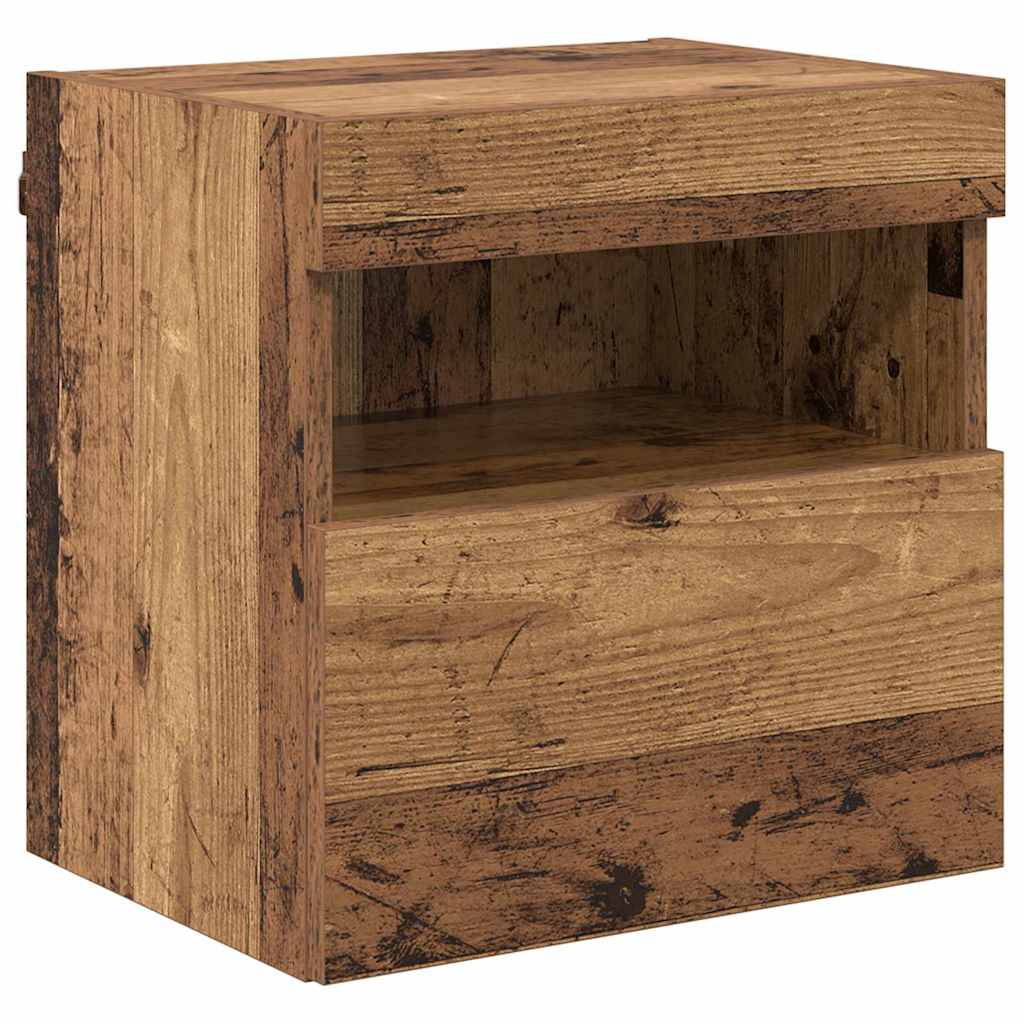 vidaXL TV Wall Cabinets 2 pcs Old Wood Engineered Wood 2