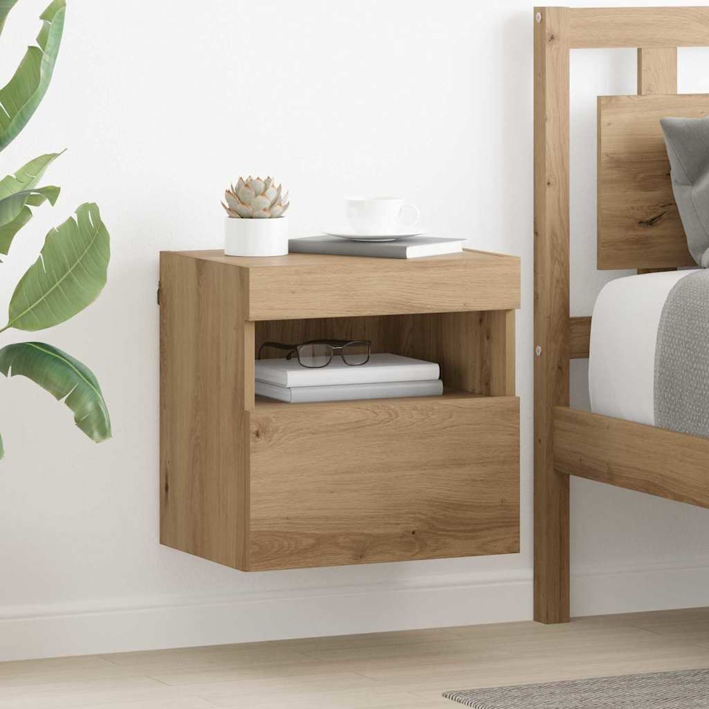 vidaXL TV Wall Cabinets 2 pcs Artisan Oak Engineered Wood 1