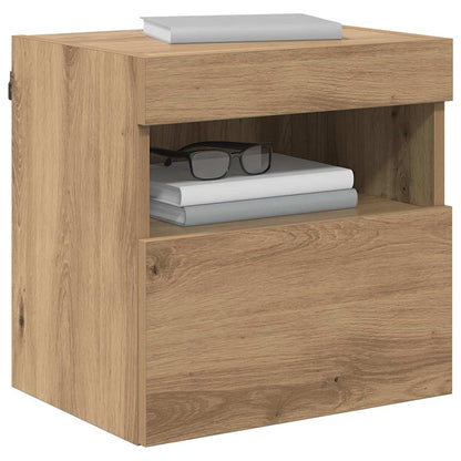 vidaXL TV Wall Cabinets 2 pcs Artisan Oak Engineered Wood 3