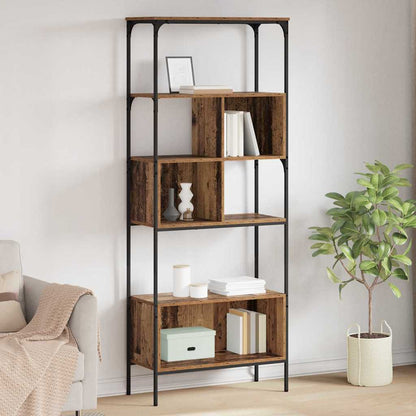 vidaXL Bookcase 5-Tier 76x33x188.5 cm Engineered Wood