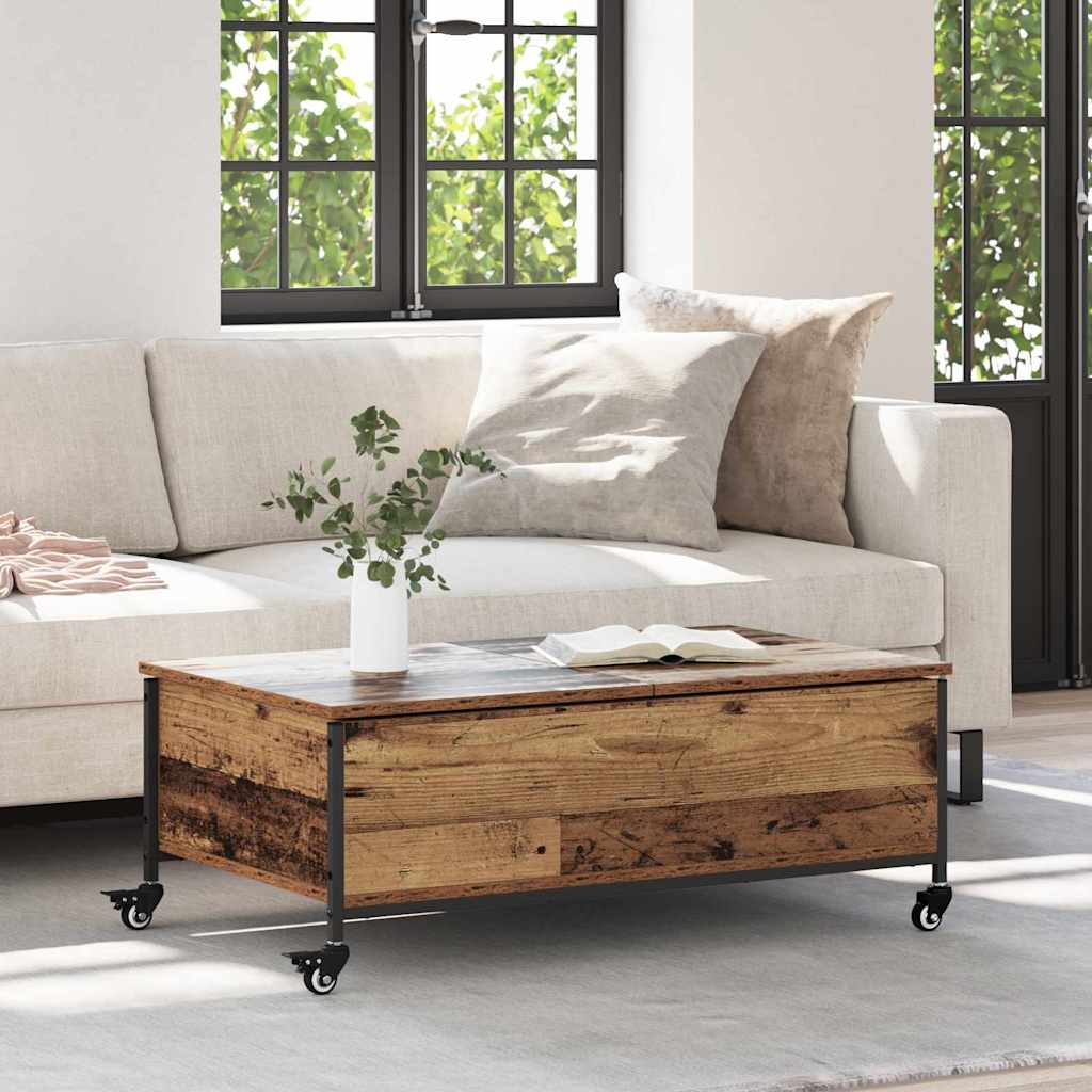 vidaXL Coffee Table Old Wood 91 x 55 x 32 cm Engineered Wood 1