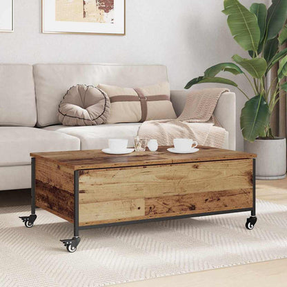 vidaXL Coffee Table Old Wood 91 x 55 x 32 cm Engineered Wood 4