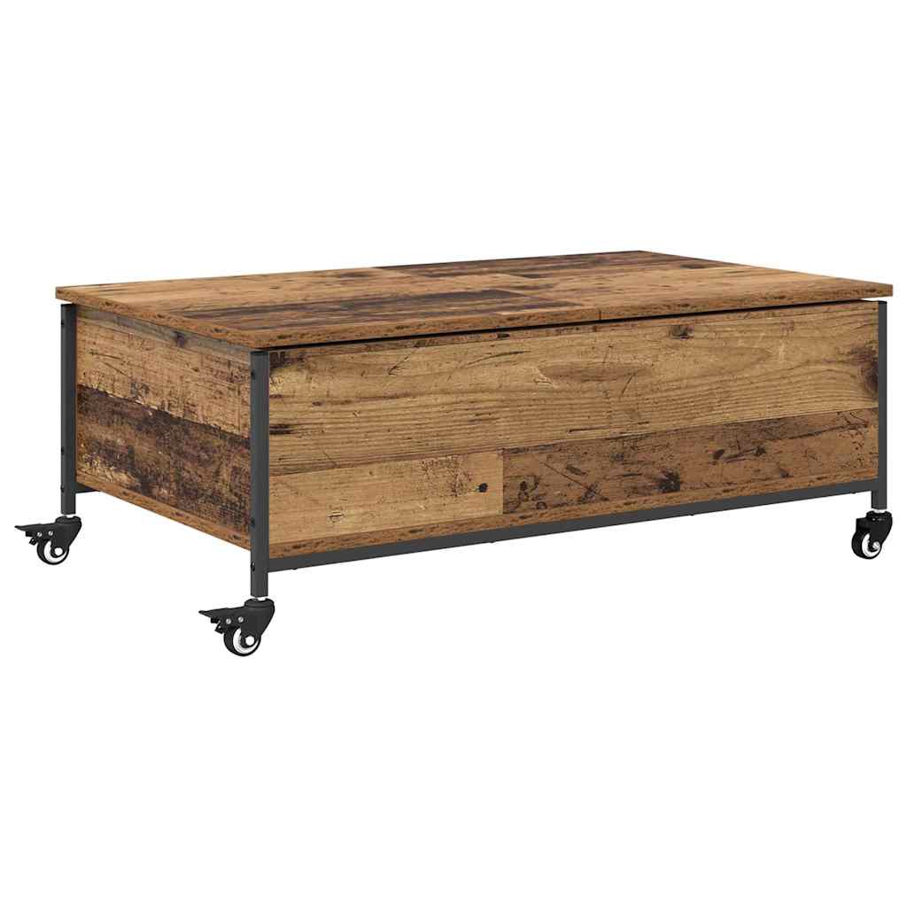 vidaXL Coffee Table Old Wood 91 x 55 x 32 cm Engineered Wood 2