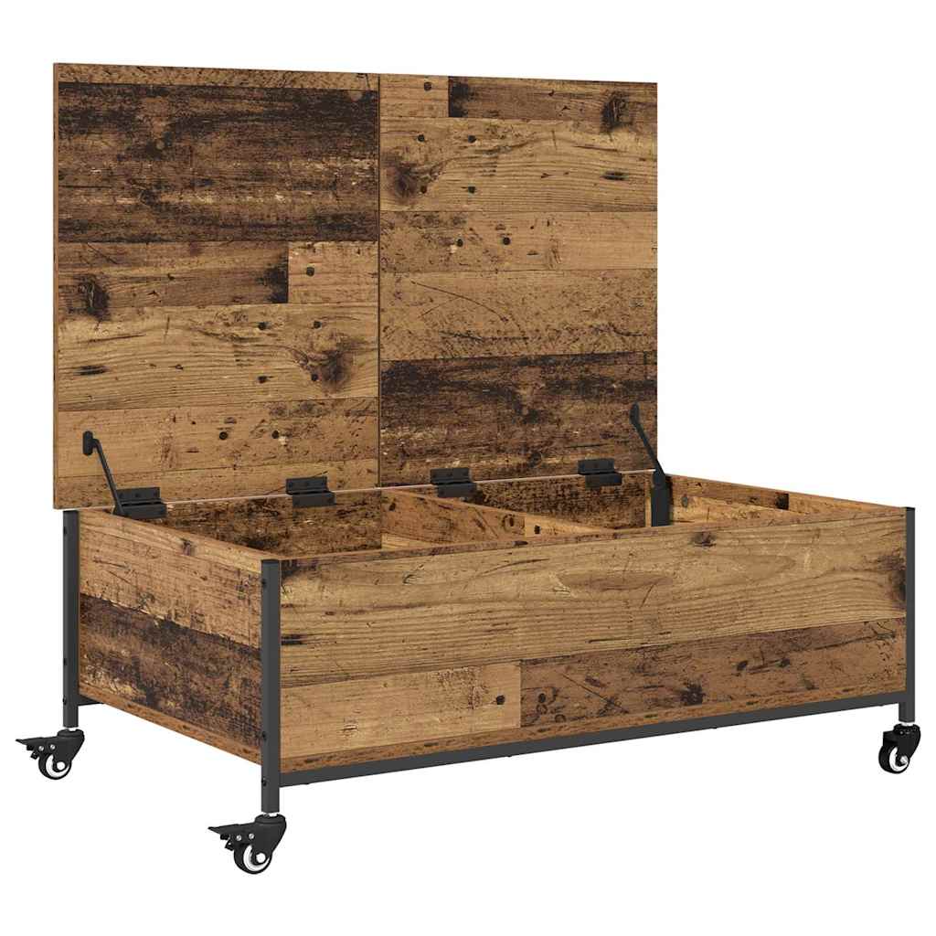 vidaXL Coffee Table Old Wood 91 x 55 x 32 cm Engineered Wood 5