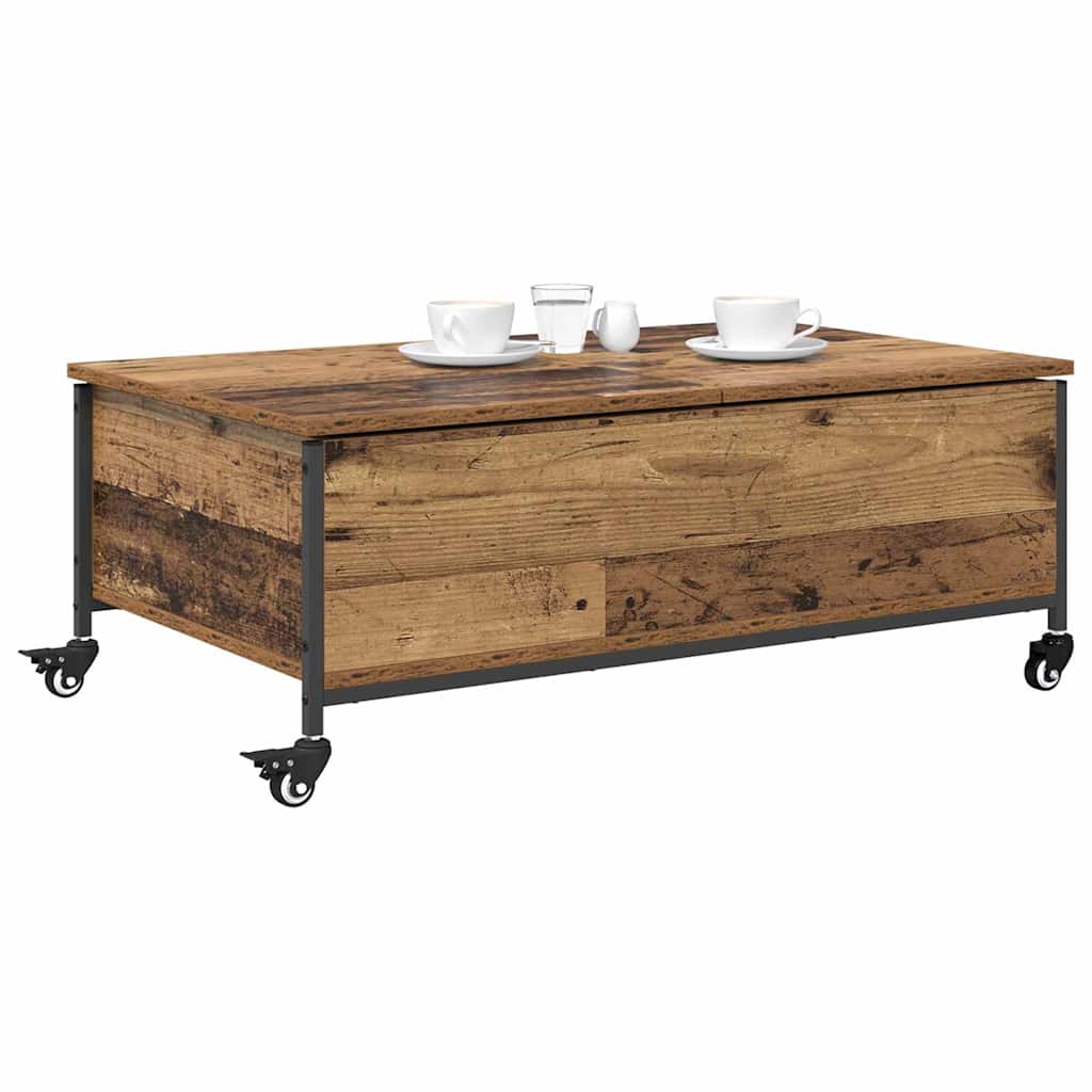 vidaXL Coffee Table Old Wood 91 x 55 x 32 cm Engineered Wood 3