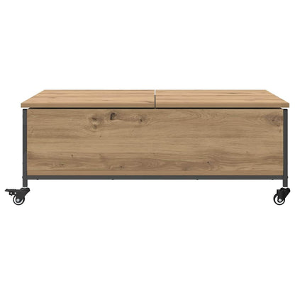 vidaXL Coffee Table Artisan Oak 91 x 55 x 32 cm Engineered Wood 6