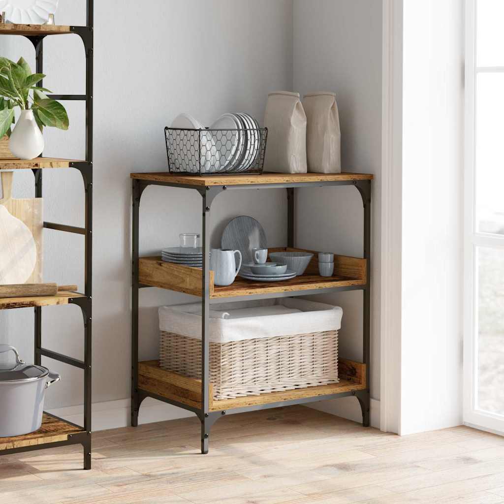 Kitchen Trolley Old Wood Engineered Wood