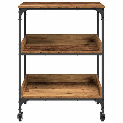 Kitchen Trolley Old Wood Engineered Wood