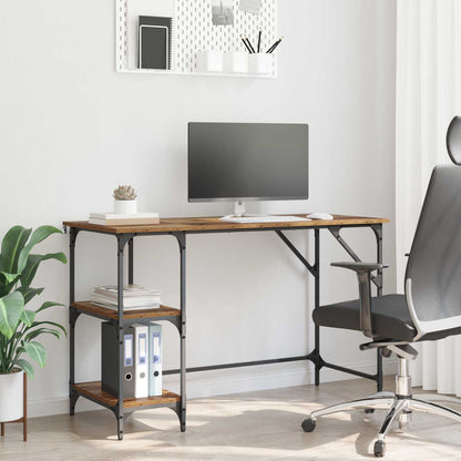vidaXL Desk Old Wood 120 x 50 x 75 cm Engineered Wood 1