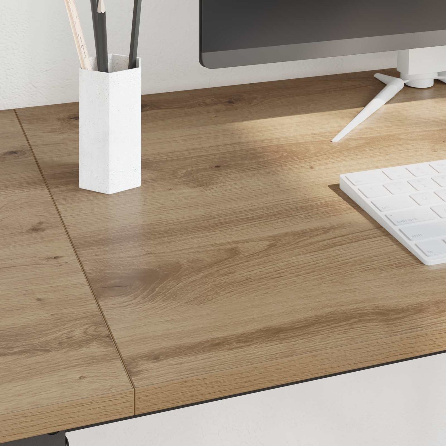 vidaXL Desk Artisan Oak 120 x 50 x 75 cm Engineered Wood 4