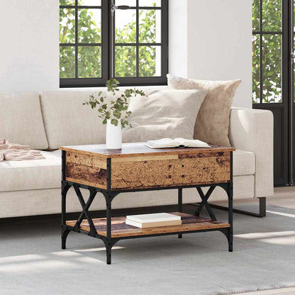 vidaXL Coffee Table Old Wood 70x50x50cm Engineered Wood 1