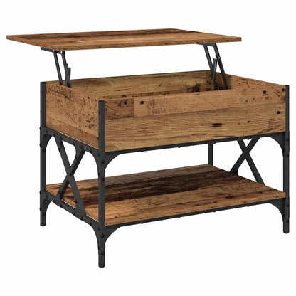 vidaXL Coffee Table Old Wood 70x50x50cm Engineered Wood 5